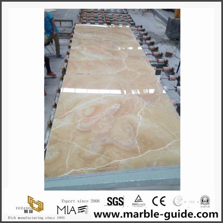 2017 Modern Style Honey Onyx Tiles Yellow Onyx Decoration Materials