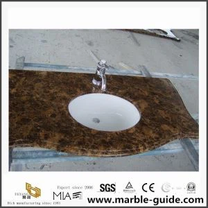 Emperador Marmor Badrum Countertops Vanity Toppar Med Rabatt Kostnad