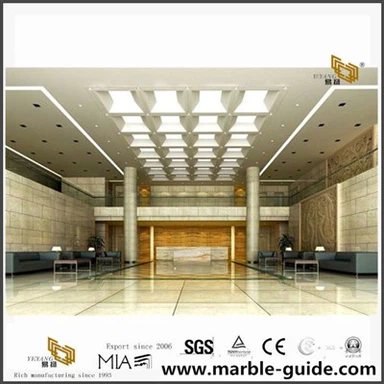 Jurassic Beige Marble Hotel Project Display