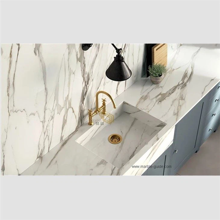 Calacatta Gold Marble For Bathroom Countertops