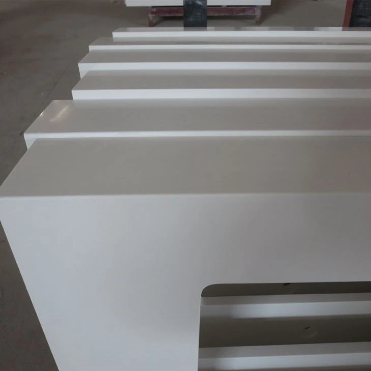 Pure White Quartz Kitchen Countertops YQ-2802