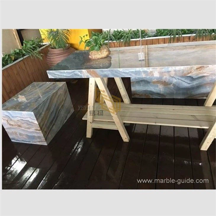 Roma Impression Blue Marble Countertop